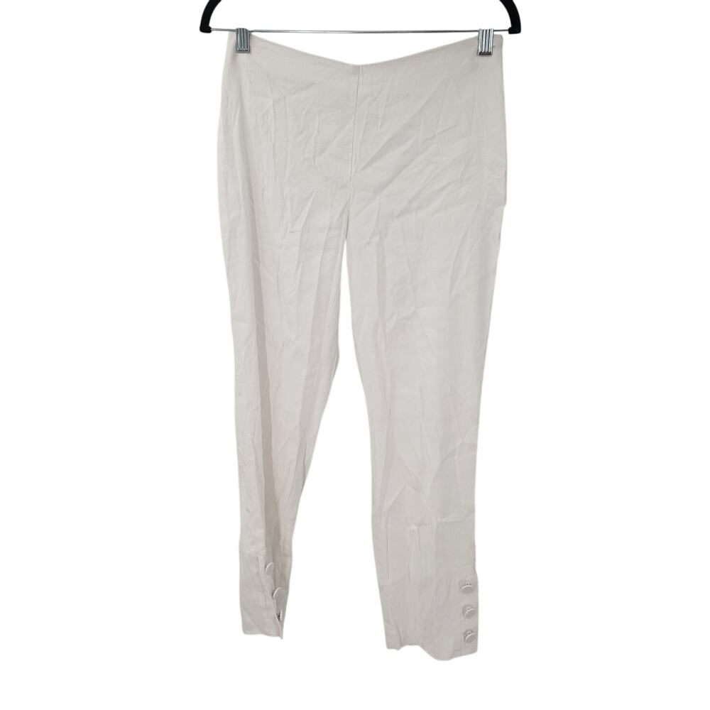 J JILL Linen Blend Stretch Waist Pants Womens Size Extra Small XS